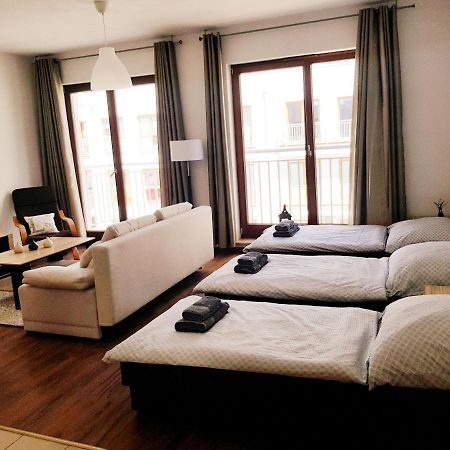 Apt With 6 Single Beds Свиноуйсьце Экстерьер фото