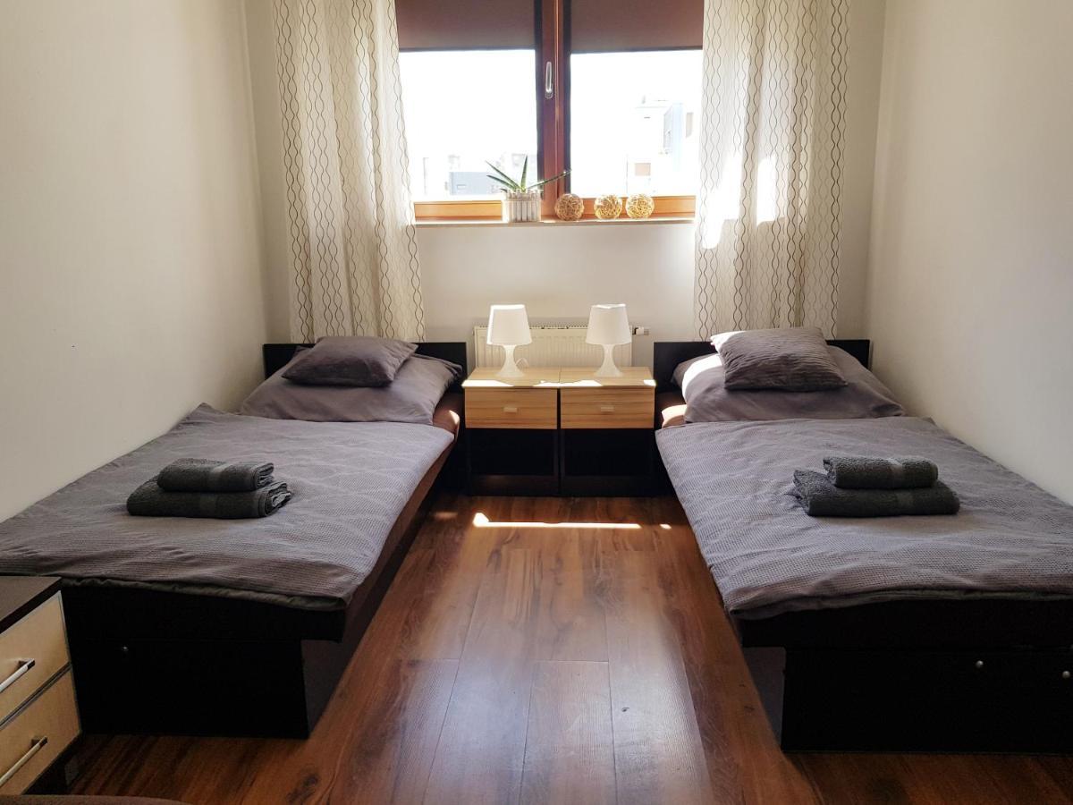 Apt With 6 Single Beds Свиноуйсьце Экстерьер фото